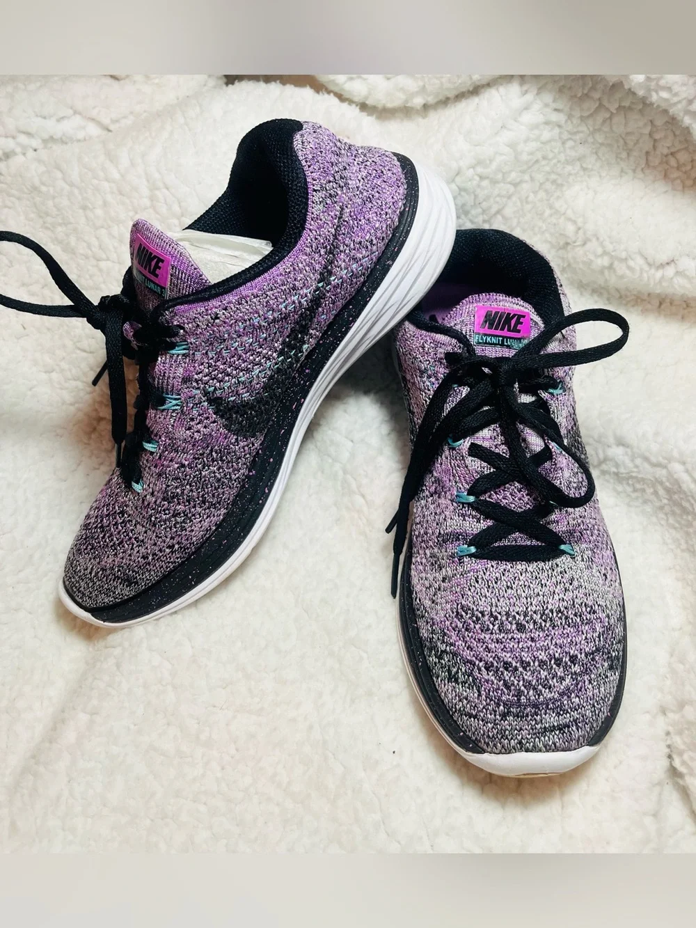 Pre-Owned Nike Flyknit Lunar 3 Running Shoes